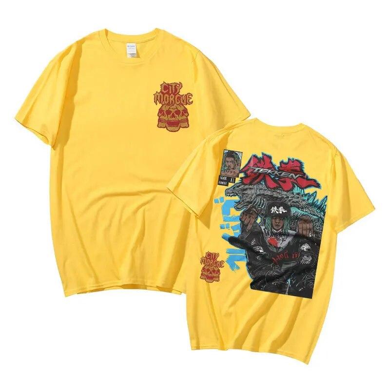 Premium Rapper City Morgue Zillakami Graphic Print Tshirt Male Vintage T-shirts High Quality Unisex Women Oversized Hip Hop T Shirt