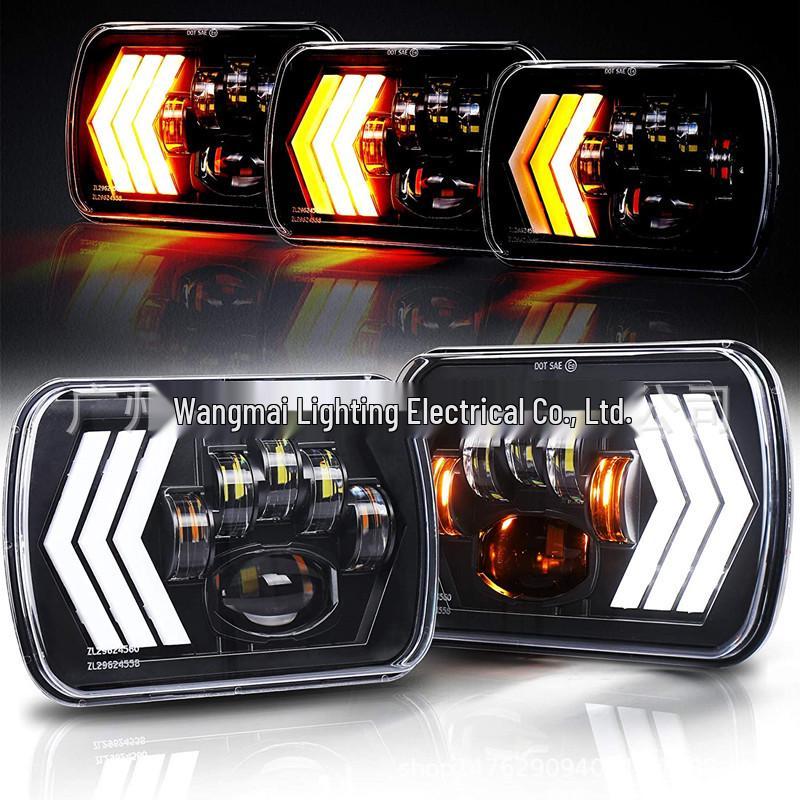 

Квадратные светодиодные фары 7 дюймов для Jeep Wrangler (5x7, 6x7) Модификация Die-cast aluminum alloy