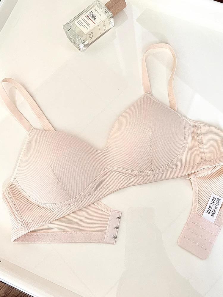 Pure Cotton High School Girls Push-up Wireless Bra 34/75