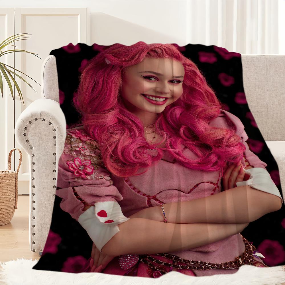 

Film The Rise of R-Red Blanket Plush Nap D-Descendants Sofa rug for Living Room Office Bedroom Birthday Home Travel Kid Gifts 40x50in