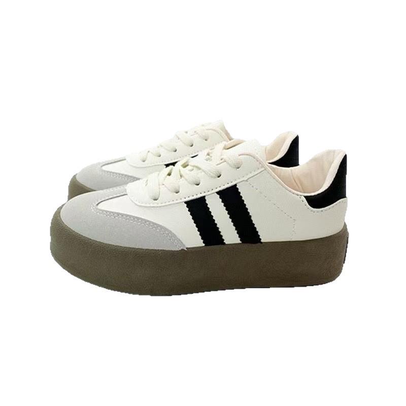 Women's Lightweight White Sneakers - Spring/Autumn 2025, Versatile & Wear-Resistant with Soft, Non-Tiring Soles
