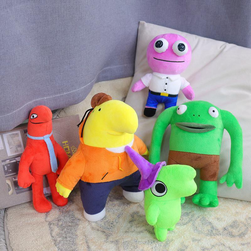 Smiling Friends Series Plush Toy Gift Doll Soft Smiling Plushie Figurine Decorative Collectible Ornament For Home Sofa Tabletop