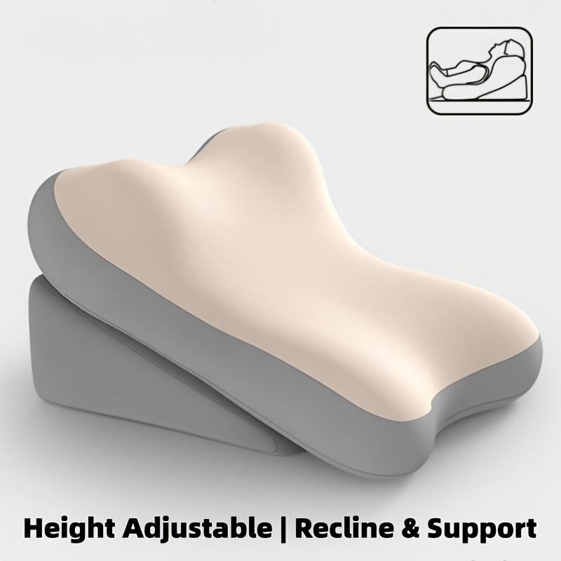 Care Cushion, Turning Aid, Memory Foam Back Support Cushion for Sitting Up in Bed, 2pcs Set of Adjustable Bed Wedge Pillows for Comfortable Support