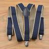 Adjustable Elastic Suspenders for Men & Women - Non-Slip Three-Clip Straps for Formal or Casual Wear
