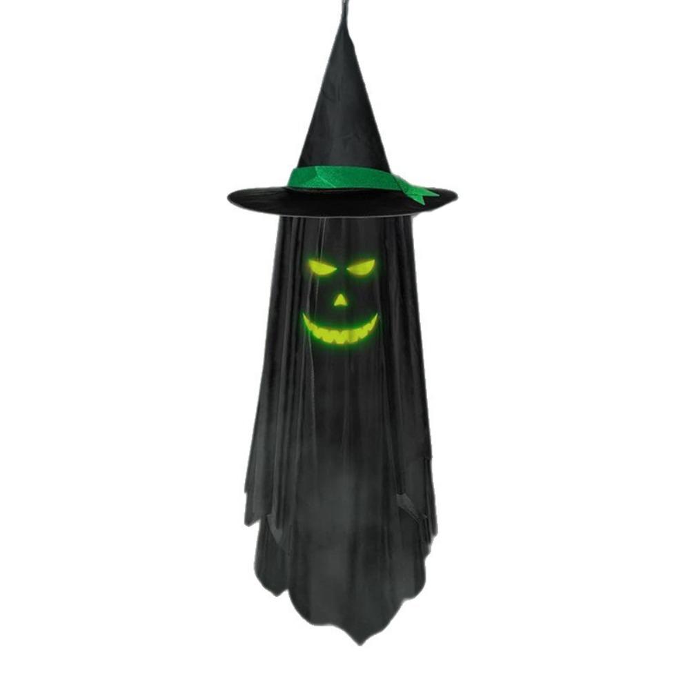 Luminous Halloween Hanging Fluorescence Ghost Yard Hanging Ghost Decoration Porch Style B
