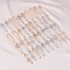 2pcs/Lot Alloy Rhinestone Brooch Pins Gold Silver Color Safety Fixed Brooches for Garment Decoration Jewelry Making