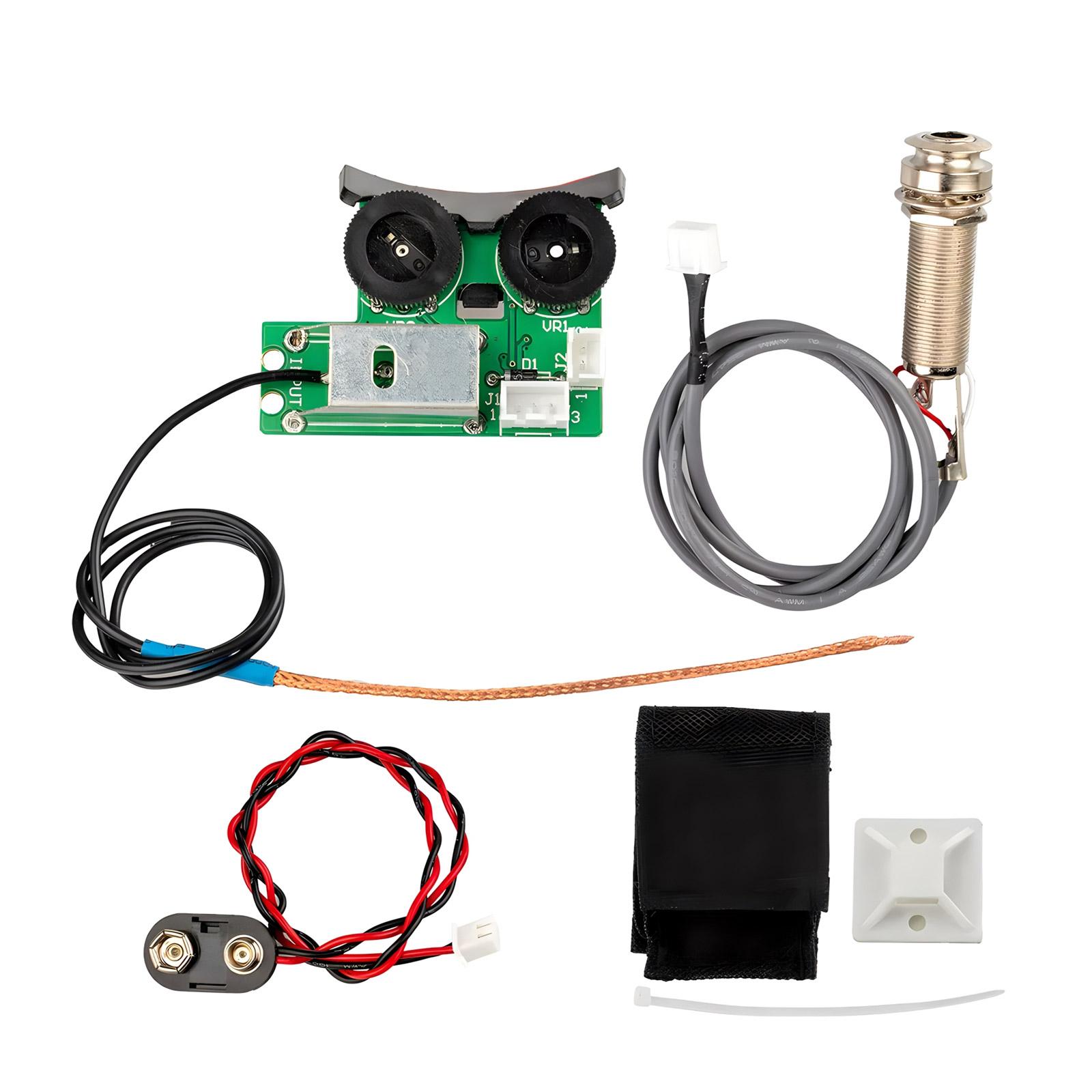 

VT1 Система звукоснимателей для акустической гитары с микрофонной панелью, эквалайзером, тюнером, пьезоэлектрическим звукоснимателем, эквалайзером, звукосниматель с хвостовым гвоздем, прочный