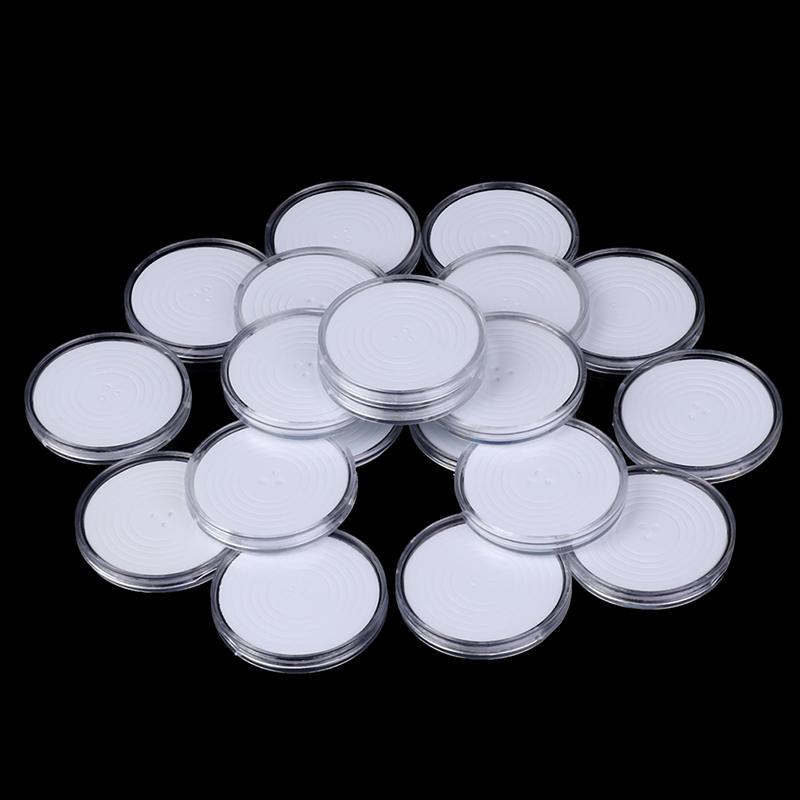 20Pcs 46Mm Plastic Coin Holder Capsule Storage Case Collection Display Container