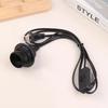 1.8M EU/US Plug E27 Full Teeth Lamp Base Holder Power Cord Hanging Pendant LED Light Fixture Socket Cord Adapters With Switch