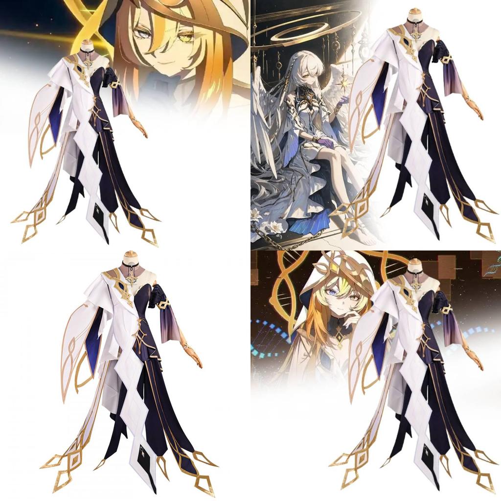 Genshin Impact Istaru Cosplay Costume With Accessories For Anime Role Play