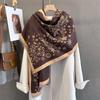 Fashion Cashmere Scarves Floral Printed Scarf Women Autumn Winter Warm Shawl Luxury Designer Wrap Blanket Bufanda Poncho Echarpe