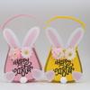 Rabbit Ear Bunny Decoration Bag Exquisite Storage Tote Reusable Easter Tote Bag  Spring Festival