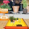 Large Repotting Mat for Indoor Plants Transplanting and Potting Soil Mess Control,Waterproof Portable Succulent Plant Repotting Tray