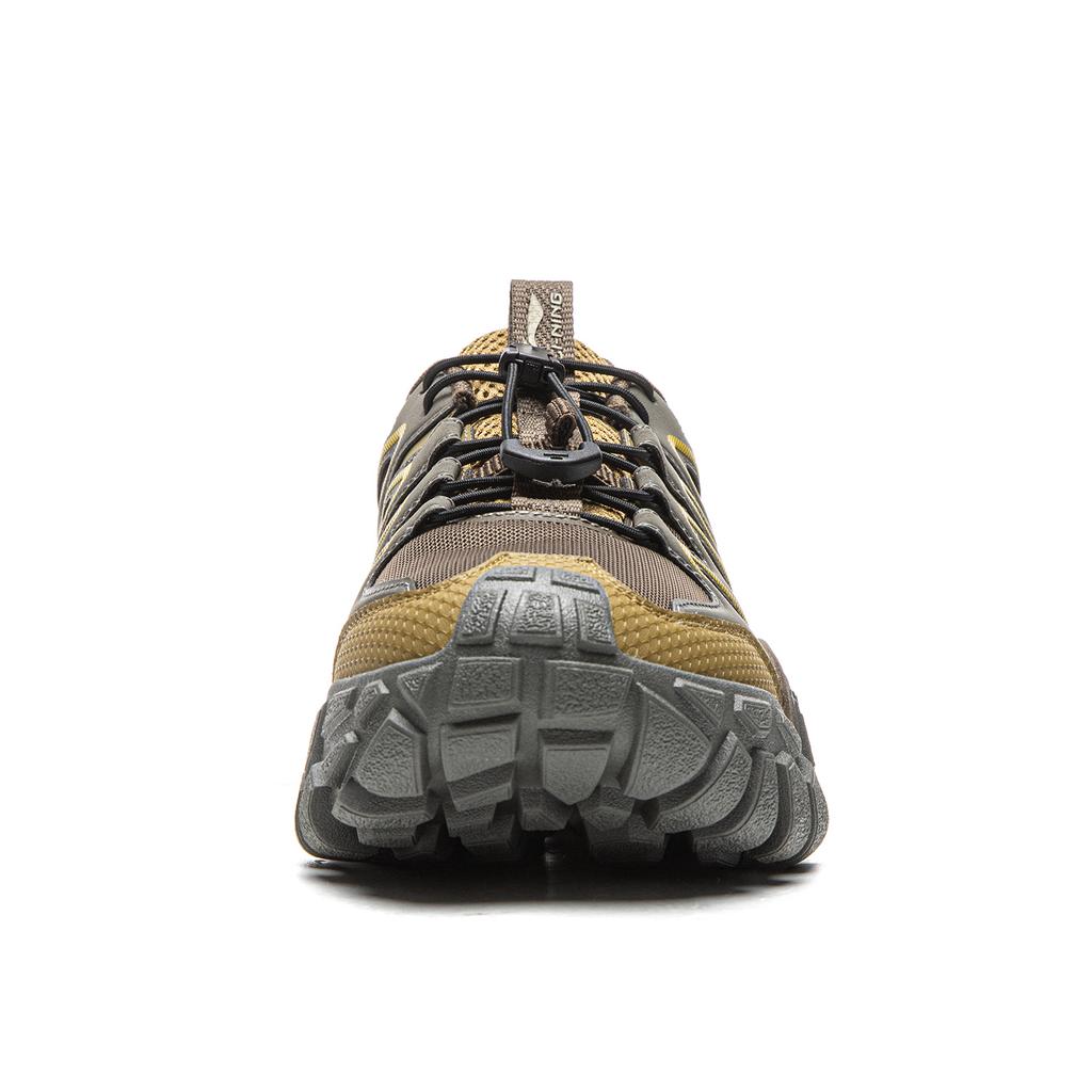 Li Ning Sand Dune Cushioning Slip Resistant Abrasion Resistant Support Low Top Outdoor Shoes Men's AGCW093-3