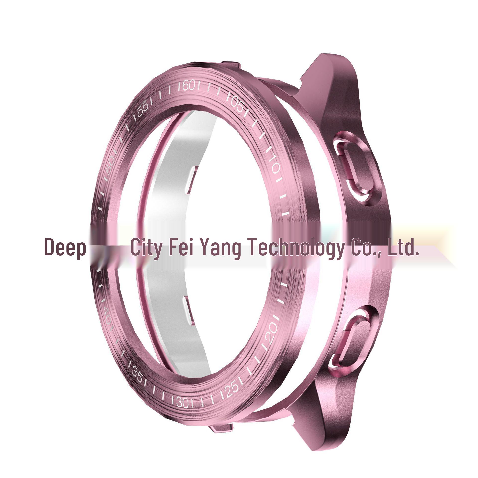 

Xiaomi S3 Electroplated Hard Case: Hollow PC Protective Cover for Xiaomi Watch. Hollow Case + Bezel