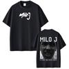 Rapper Milo J La Vida Era Mas Corta Album Tshirt Men Women Harajuku T-shirts Summer Loose Casual Cotton Vintage T-shirt Tops ...