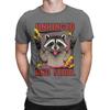 Raccoon Funny 100 Cotton Tshirt Unhinged And Feral Tees Tops For Unisex