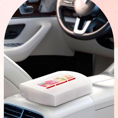 Natural Car Air Freshener Solid Car Air Freshener Fresh Cologne Rose Air Fresheners Peach Scented Box Lemon Automotive C4J9