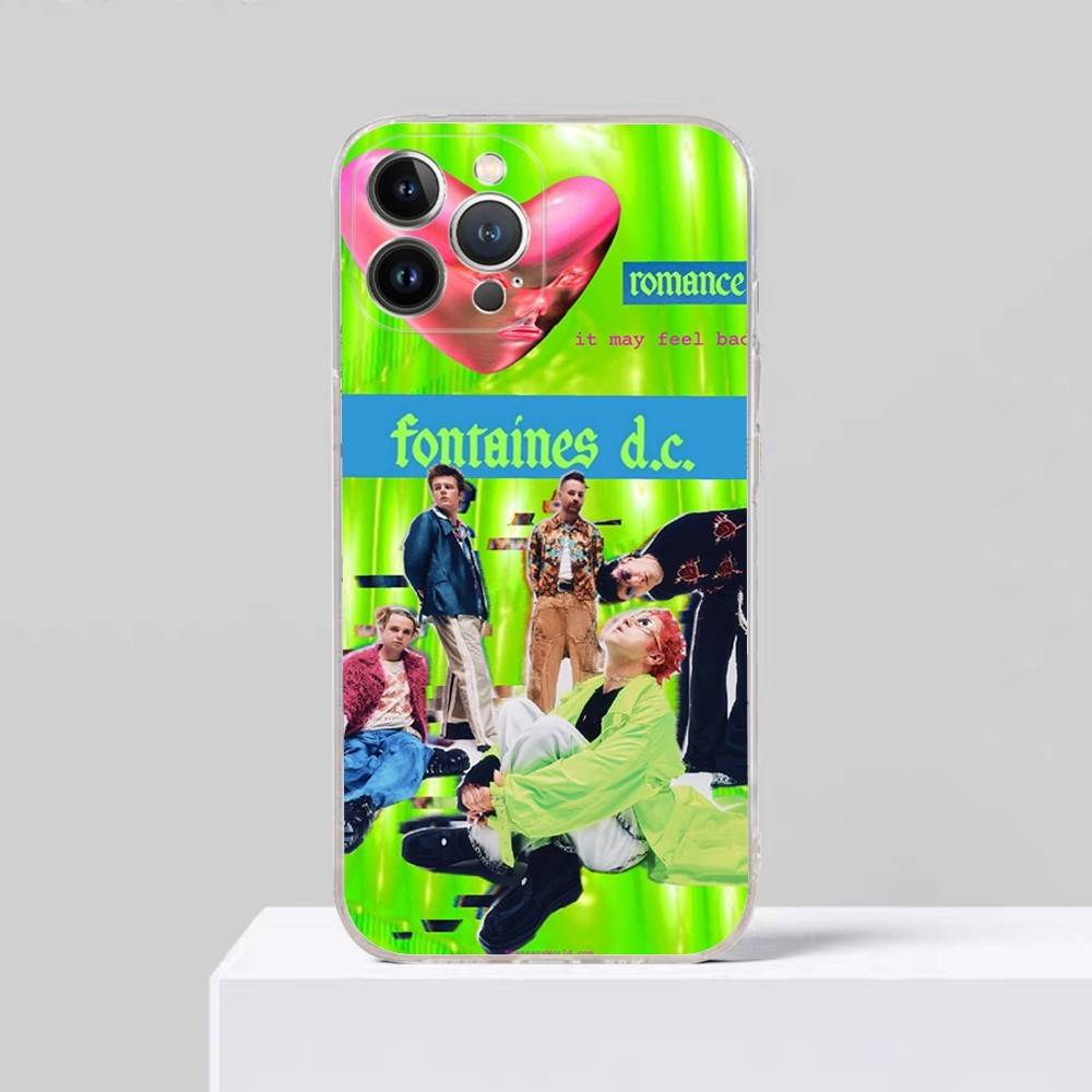 

Band F-Fontaines DC Romance Phone Case for iPhone 17 16 15 14 13 12 11 Pro Max Plus Soft Cover Personalized DIY iPhone 16