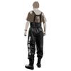 Glory Fish UWE-008 Waist High Waders II with Felt Sole, Black, Size M
