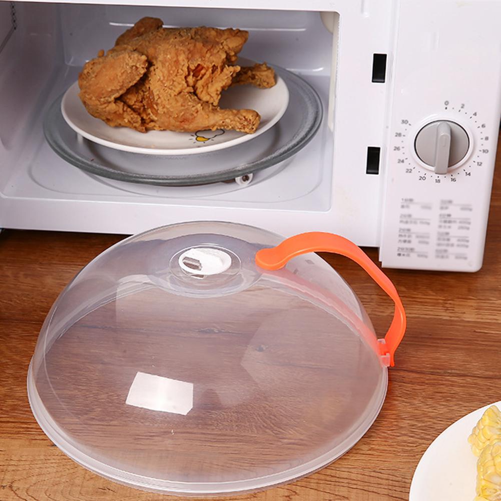 Microwave Splatter Cover Microwave Plate Cover Saft Plastic 10 in Splatter Guard Lid with Steam Vents Splatter Microwave Cover