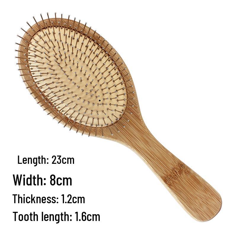 Foreign Trade Steel Pin Cushion Comb for Hair Care - Anti-Static, Fluffy, Nourishing Airbag Design.