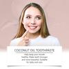 Limited time!!Oralhoe Coconut Oil Brightening Toothpaste Freshens Breath And Nourishes Gum Enamel. Family Oral Care Toothpaste