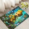1pc Groot Pattern Area Rug Soft Flannel Floor Mat for Living Room,Office,Bedroom and Carpet,Sofa Coffee Table Floor Mat