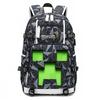 Rucsac Minecraft Enderman Capacitate Mare Geantă Școlară pentru Elevi de Gimnaziu și Liceu Călătorie Casual