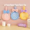 Cute Quick-Dry Children's Hand Towel - Soft, Lint-Free, Absorbent, and Hanging for Bathroom or Kitchen Use.