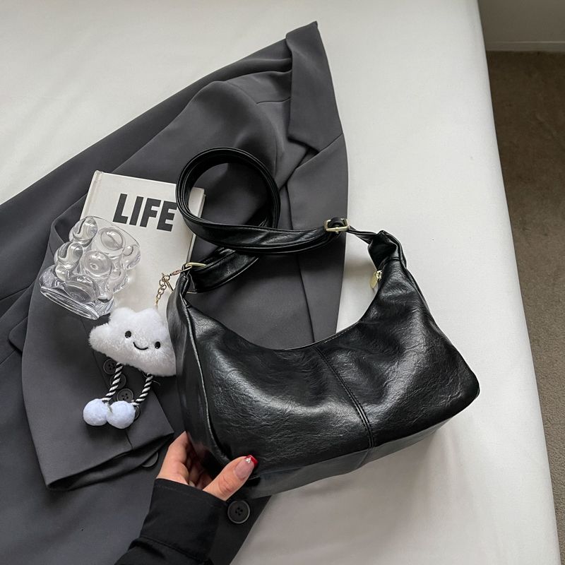 

Fancy Women s Class Casual Commuter Shoulder Bag Black(Send pendant)