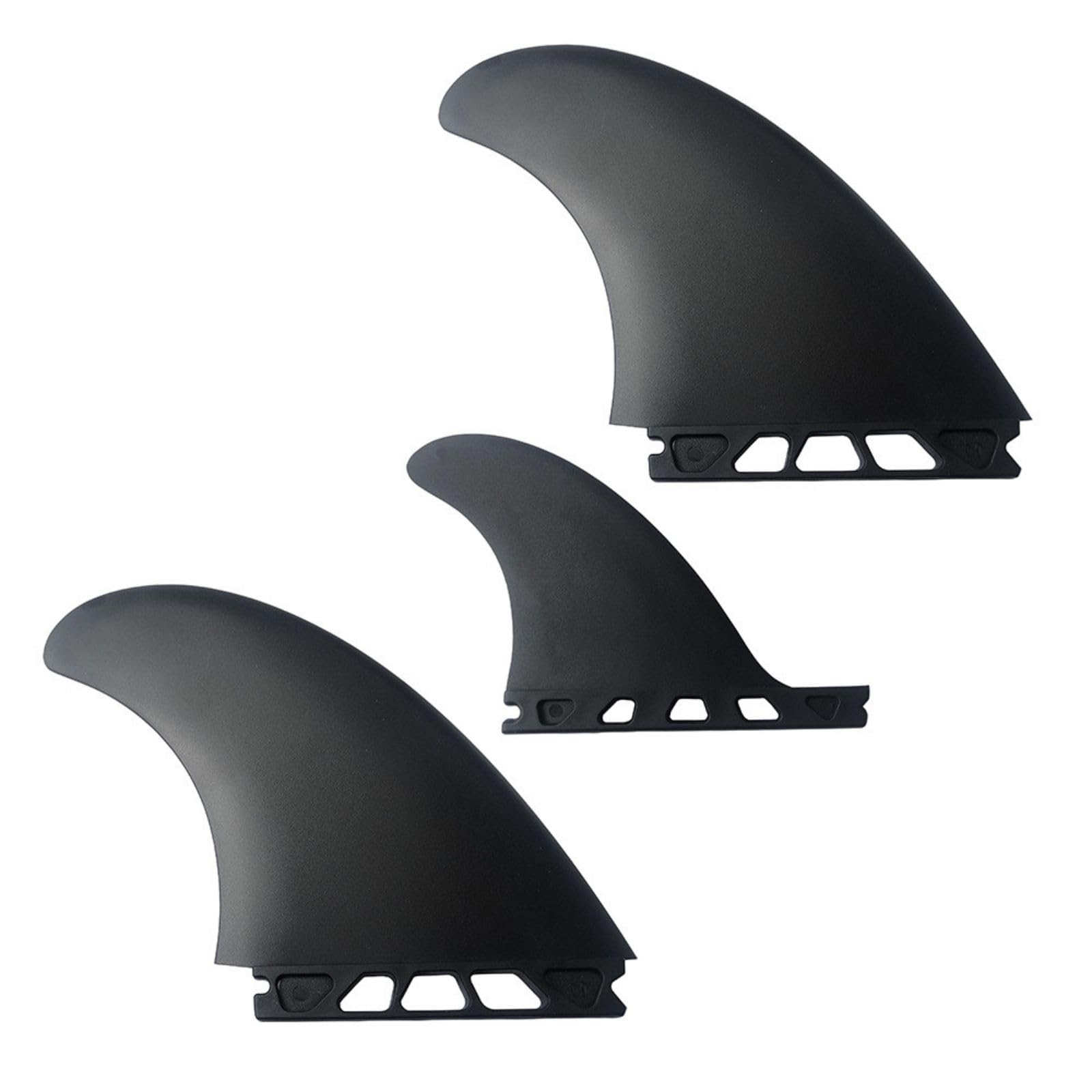 nanomaru General Purpose Future Twin Fin 2+1 Stabilizer Board Fin Future чёрный