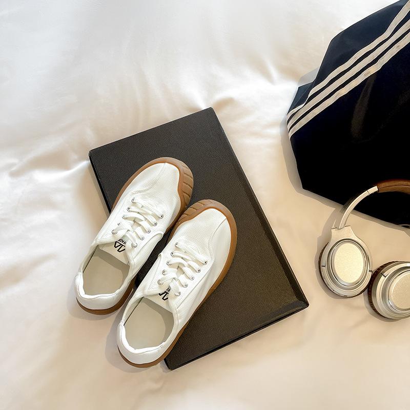 

Designer Casual Running Platform Women Lolita Sneaker Sports Cartoon Patchwork White Shoes Brand Breathable Thick Heels Sneakers 35