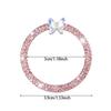 Kristall-Auto-Onekey-Startknopf-Dekorationsring mit Diamant-Strass-Kreis-Start-Stopp-Schalterring Auto-Innenausstattung