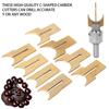 A34R Premium Beads Drill Bit Wooden Bead Maker Carbide Ball Blade Woodworking Milling Cutter Molding Tool Beads Router