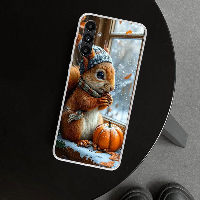 Animal Squirrel Phone Case Cover for Samsung Galaxy A17 A16 A26 A36 A56 A57 A37 A15 A25 A35 A55 A14 A24 A34 A54 A13 A23 A33 A53
