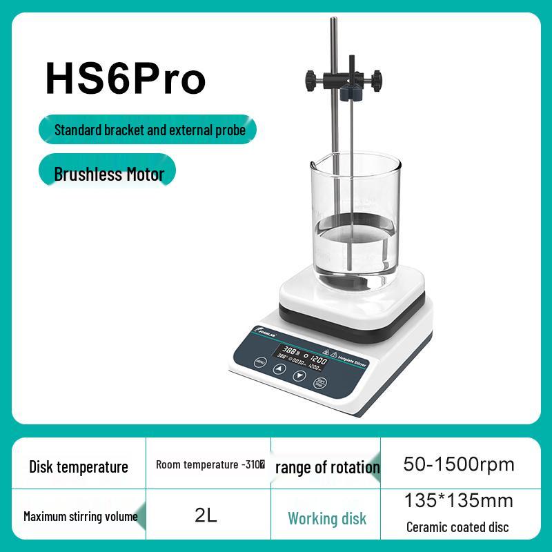Digital Magnetic Stirrer with Temperature Control and Heating Platform