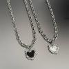 Unisex Titanium Steel Double Layer Wrap Necklace - Hip Hop, Minimalist Clavicle & Sweater Chain