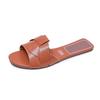 Fashion Designer Woman Flat Slippers 2025 Luxury Designer Sandals Casual Bottom Slippers Summer Women Sandals New Shoes for Women