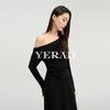 YERAD Lyocell Wool Convertible Knit Top