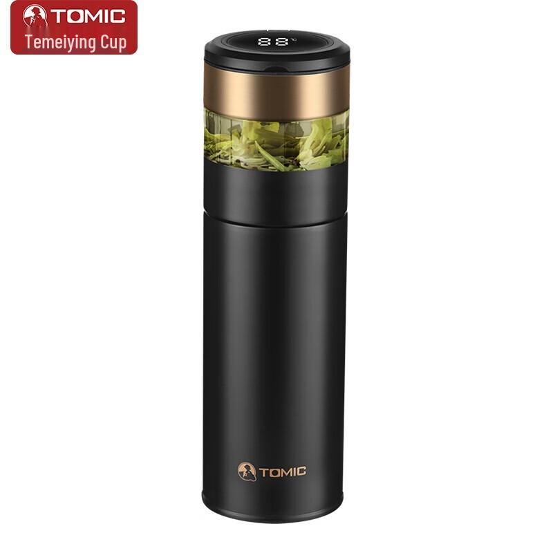 Temake Smart Insulated Tea Infuser Bottle with Temperature Display