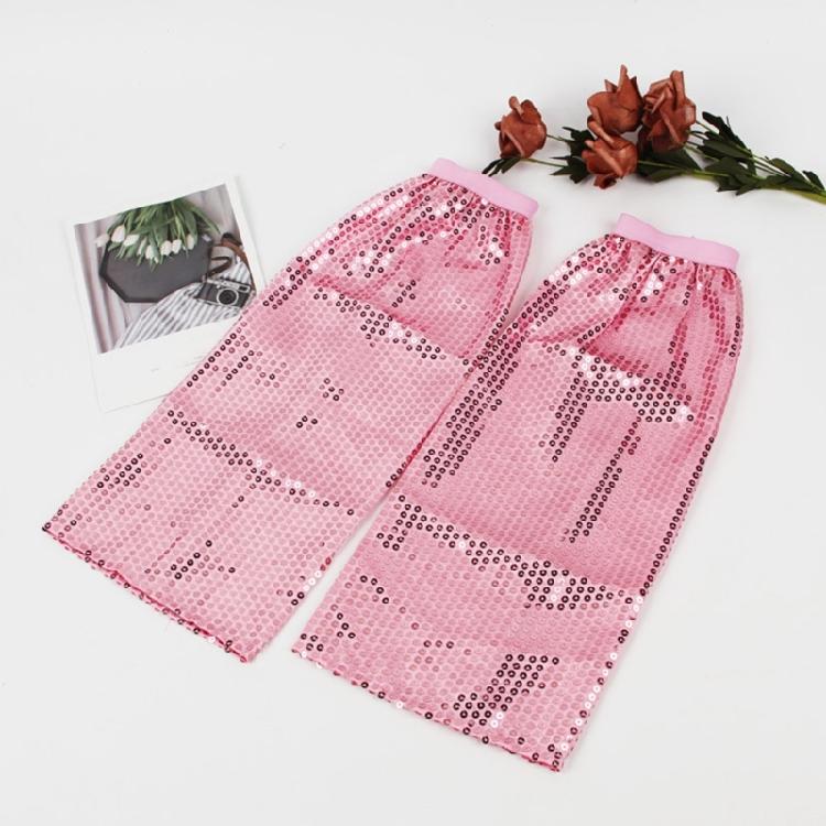 Scaldamuscoli con Paillettes Coprigambe Bling Polsini Elastici Manica per Gamba Costume per Raves Party