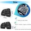 Car Steering Wheel Button Cover Replacement for Mercedes Benz C Class 2014-2018 GLC Class 2015- W205 W253 C180 C200 C300 GLC260 GLC300 Voice Audio