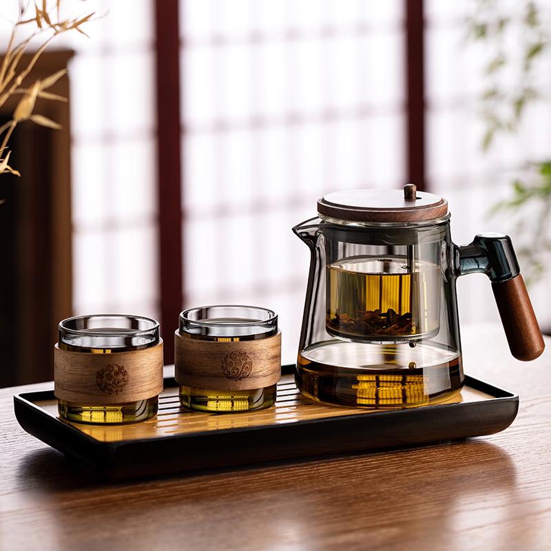 Qiwei Yihu Glass Tea Infuser Pot