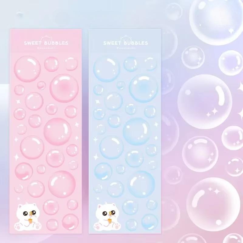 Bubble Dreamland Element Sticker Stars Decal Stickers Scrapbooking Stationery Hearts Stickers