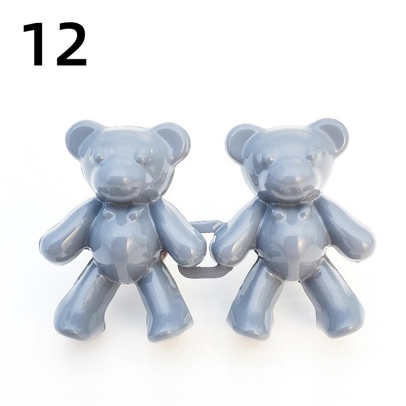 Reusable Metal Buttons Bear Flower Snap Fastener Pants Pin Retractable Button Sewing-on Buckles Jeans Perfect Fit Reduce Waist