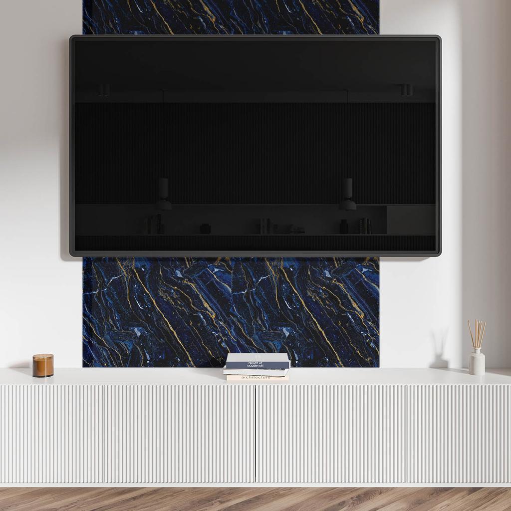 Self-Adhesive Printed Vinyl Panel 120x60 Cm Abstract Marble Pattern