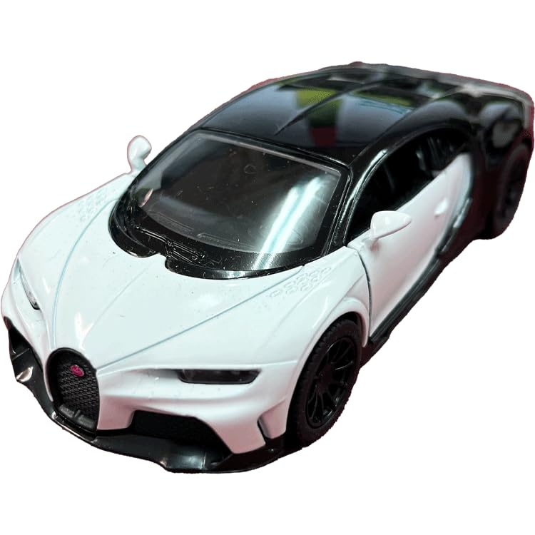 

Bugatti Chiron White KINSMART Pullback Diecast Model Car 138 белый