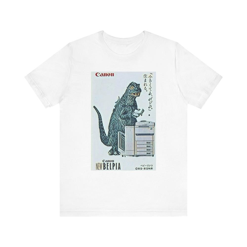

Canon New Belpia Graphic Print Tee Shirt Short Sleeve Retro Ad Art Crewneck L