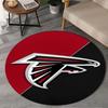 Falcons Logo Round Rug for Livingroom,Bedroom, Palyroom, Chair Rug, Area Rug, Circle Carpet, Large Size Fan Christmas Gift